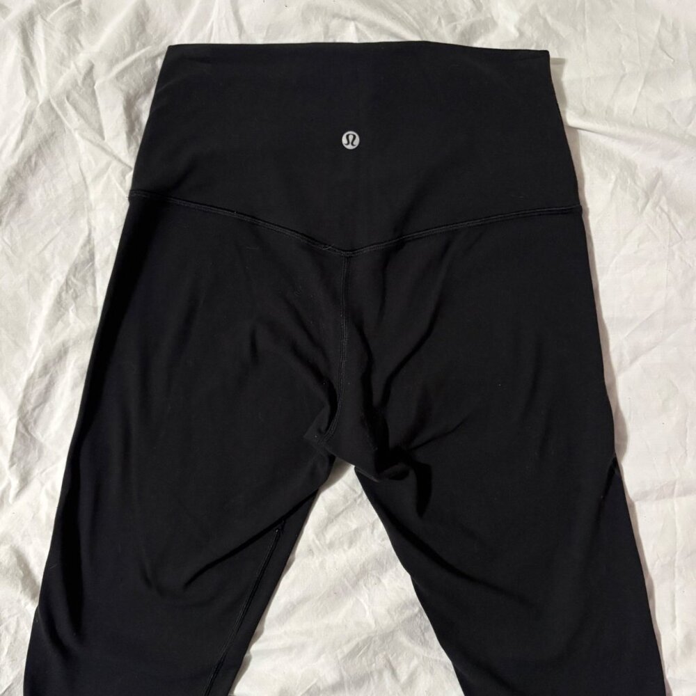 Lululemon Align Pant Full Length 28" Black High-Rise Nulu Yoga Leggings 6 - Picture 8 of 10